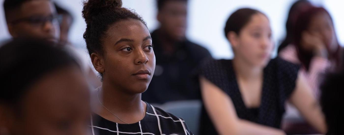 PGCC Students Paying Attention in Classroom